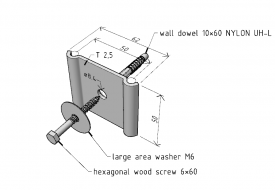 DZM 7 wall bracket