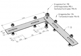 Gelenkverbinder horizontal SKHM 1