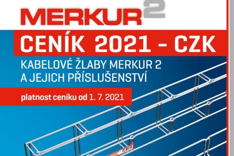 Nové ceníky MERKUR 2 platné od 1. 7. 2021 - CZK, EUR