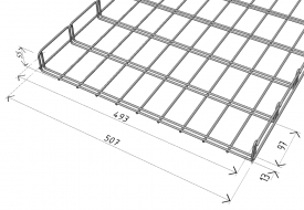 M2  500/50 cable tray