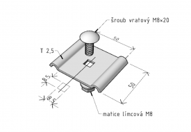 PZSM 2 fixing clamp