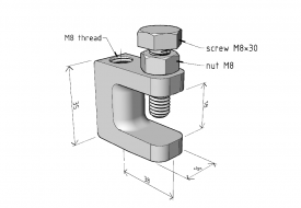 DZM 9 beam clamp