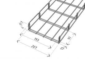 M2  200/50 cable tray