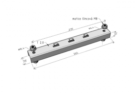 podpěra žlabu protipožární PZMP 200