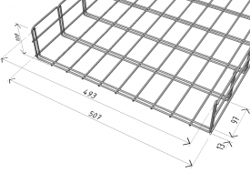 Gitterrinne M2 500/100