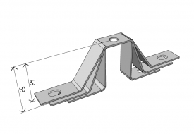 DZM 14 floor bracket