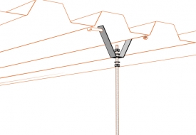 DZM 5 trapezoidal sheet hanger
