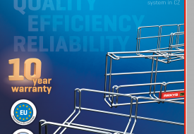 MERKUR 2 Presenting an unique wire mesh cable tray system