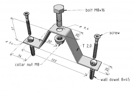 DZM 14 floor bracket