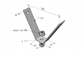 DZM 5 trapezoidal sheet hanger