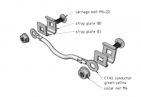 SUM 1 earth conductor connector