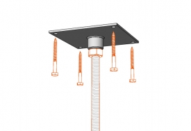 DZM 2 holder of threaded rod