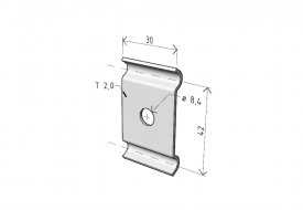 DZM 12 lateral holder of mesh tray