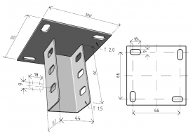 DZM STP mounting profile head