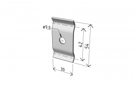 DZM 12 lateral holder of mesh tray