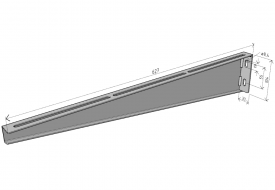 NZMU 600 universal bracket