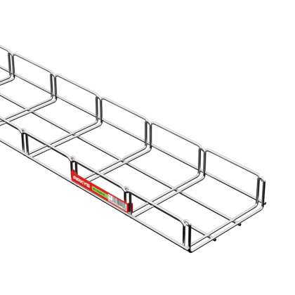 MERKUR 2 wire mesh cable tray - height of sidewall 50 mm