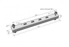 podpěra žlabu protipožární PZMP 250