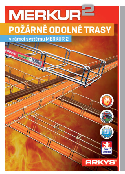 Požární odolnost kabelového žlabu MERKUR 2