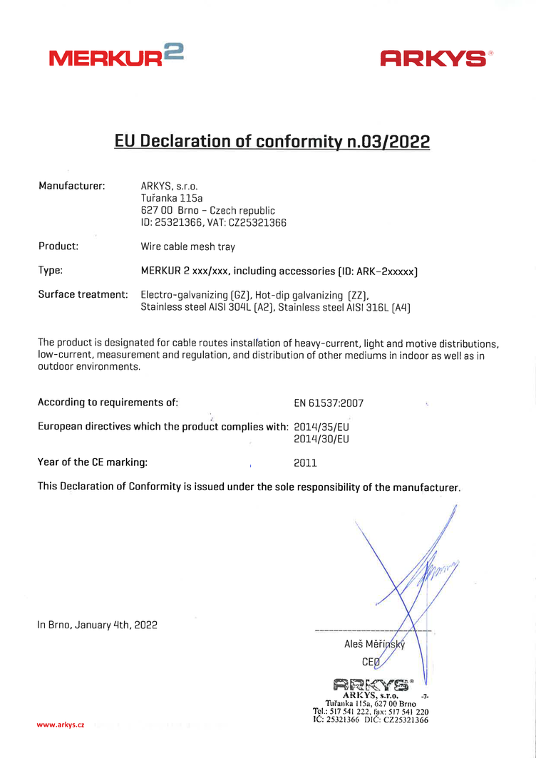 M2 - EU Prohlášení o shodě č 3 EN