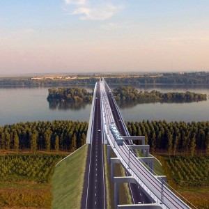 Most DANUBE Bridge Vidin Bulharsko