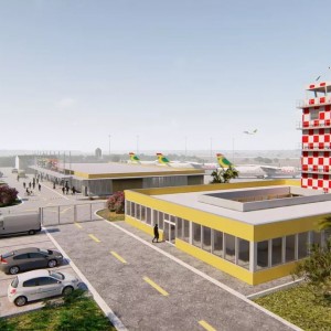 Visualization of a new look of the airport in Saint-Luis